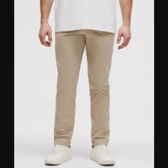 Lululemon Athletica Men's ABC Classic-Fit Trouser Smooth Twill Sheer Oak $138.00 - Picture 2 of 15